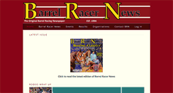 Desktop Screenshot of barrelracernews.com