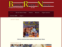 Tablet Screenshot of barrelracernews.com